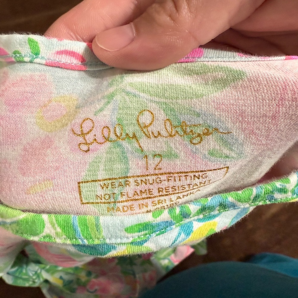 Youth girls size 12 Lilly Pulitzer long sleeve top - Picture 5 of 7